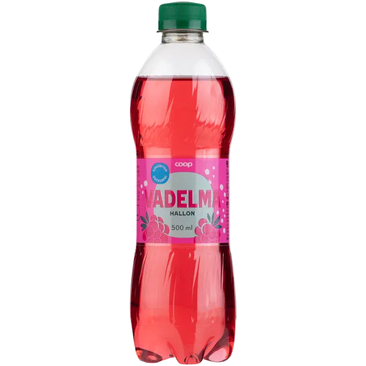 Coop vadelma virvoitusjuoma sokeriton 0,5l