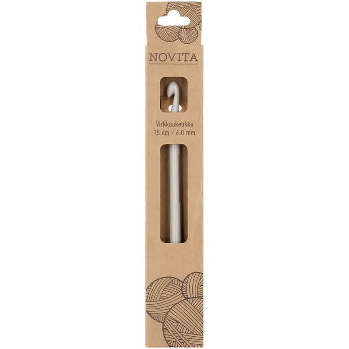Novita Virkkuukoukku 15 cm  6 mm