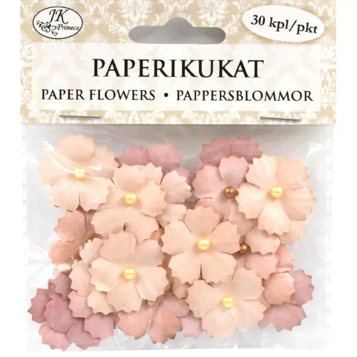 J.K. Primeco paperikukat Helmi pieni rosa 30 kpl