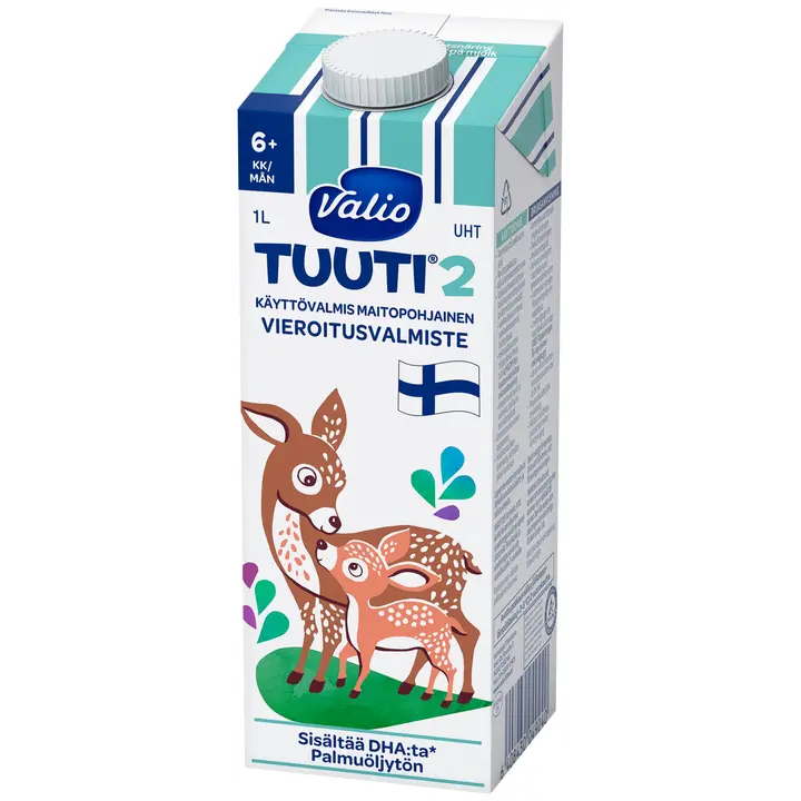 Valio Tuuti® 2 maitopohjainen vieroitusvalmiste 1 l UHT