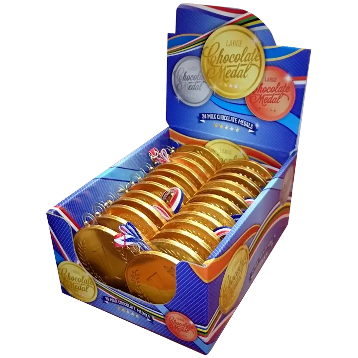 Steenland piimašokolaadist kaelariputatav medal nr.1 23 g