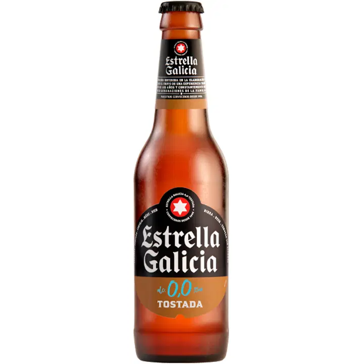 Estrella Galicia Tostada 0,0 % -til, 0,33 l plo