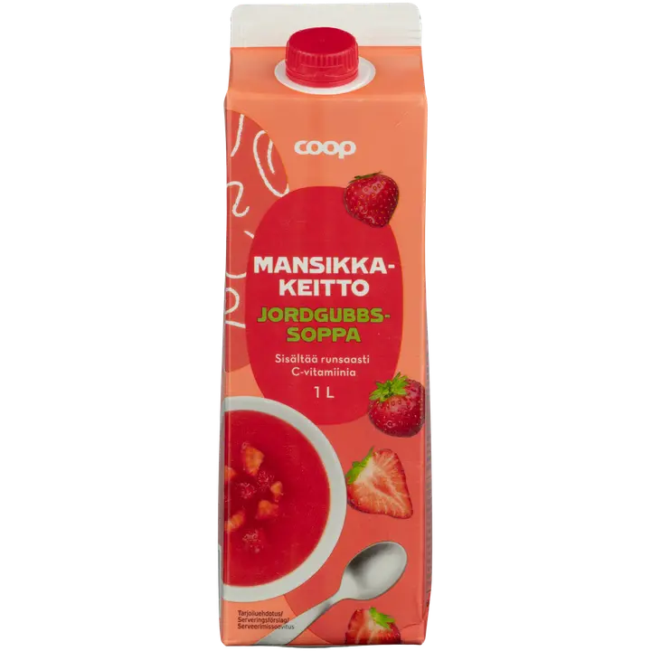 Coop maasikakissell 1 l