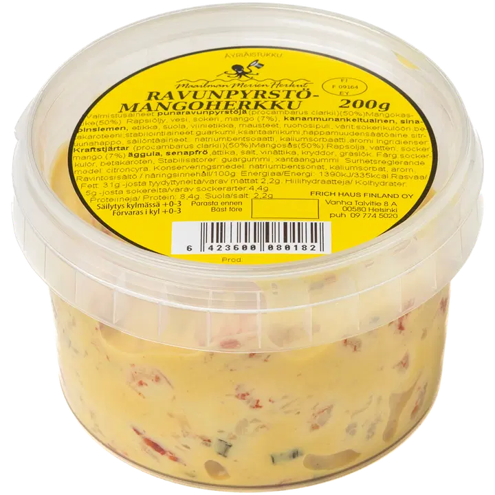 Ravunpyrstö mangoherkku 200g
