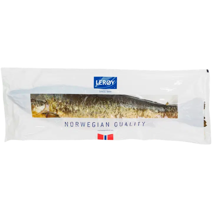 Lerøy lämminsavustettu kokonainen lohi