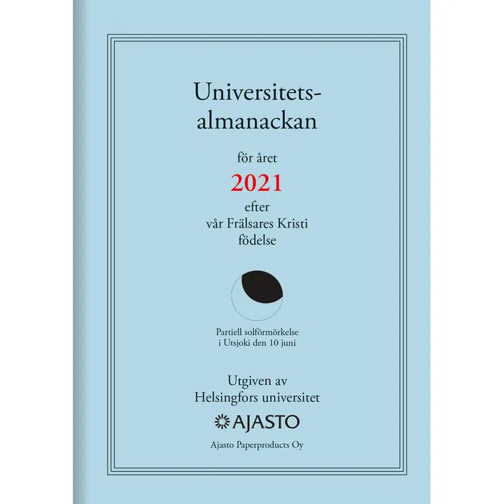 Ajasto universitetsalmanackan taskukalenteri