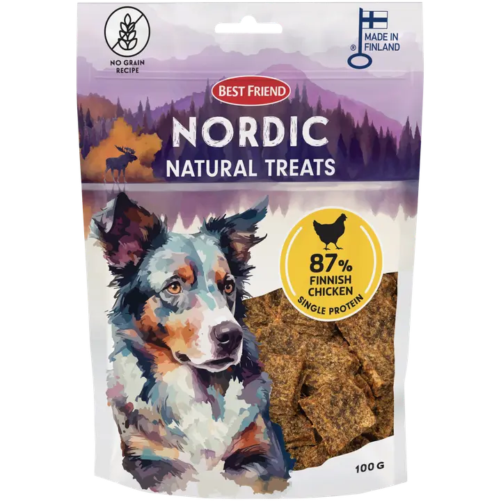 Best Friend Nordic Natural Treats kana 100 g