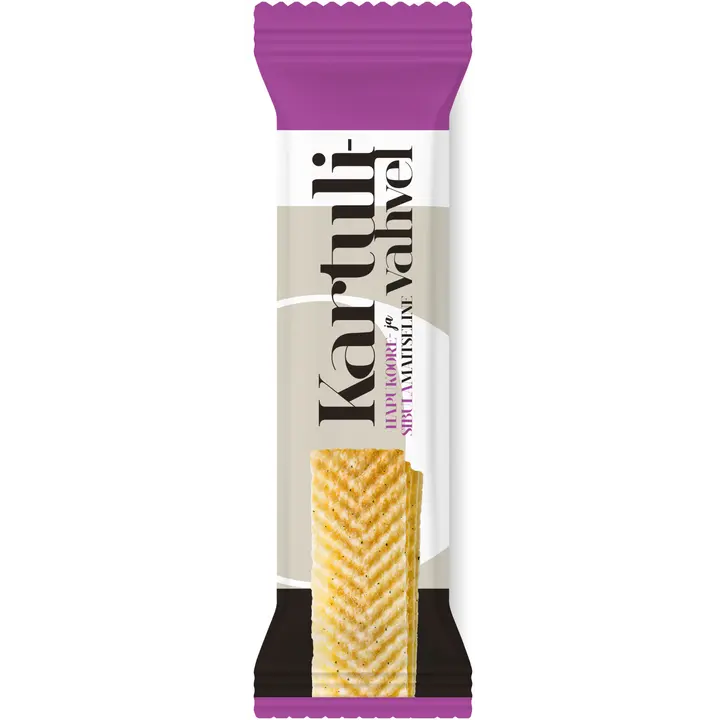 Balsnack hapukoore- ja sibulamaitselised kartulivahvlid 90 g