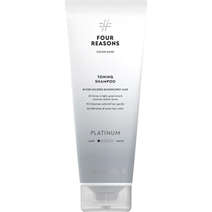 Four Reasons Color Mask Toning Shampoo Platinum sävyttävä shampoo 250 ml