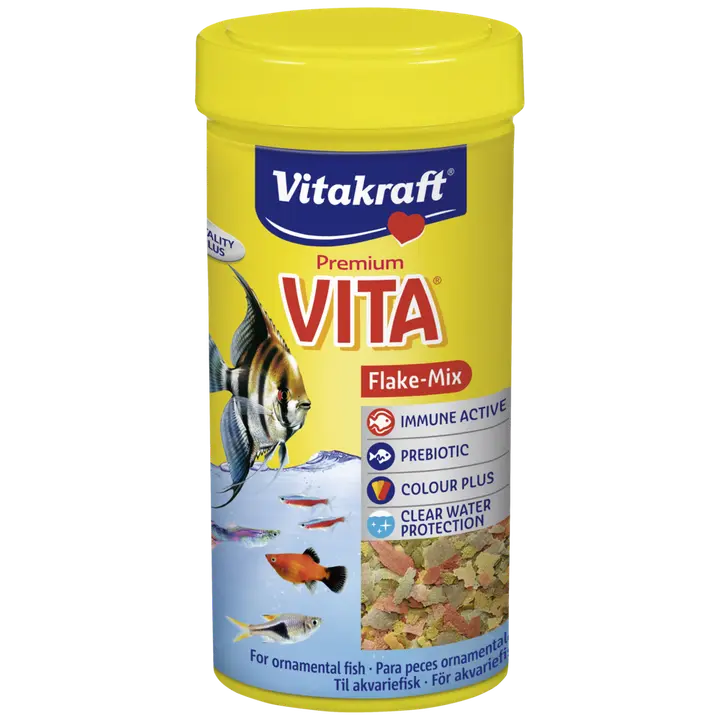 Vitakraft VITA Flake-Mix Lemmikkieläinten täysruoka akvaariokaloille 250ml