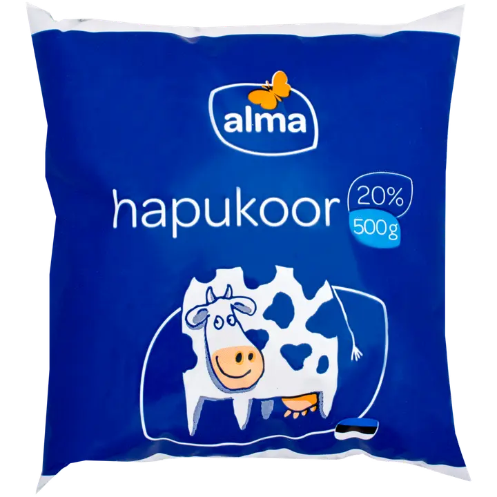 Alma Hapukoor 20%, 500 g