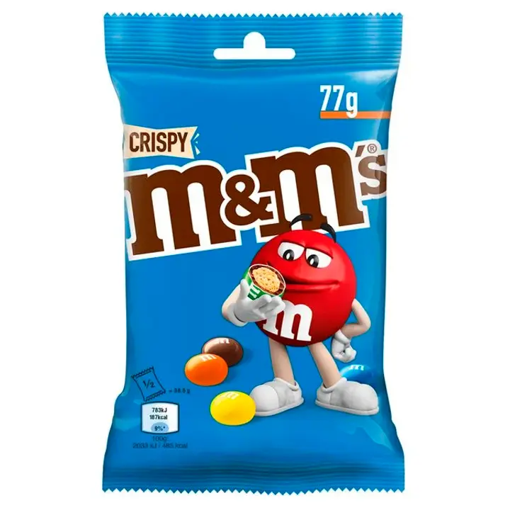 M&M's Crispy kommipakk 77g