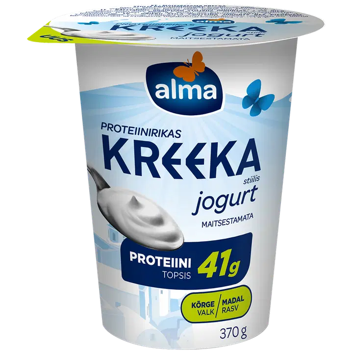 Alma Kreeka stiilis proteiinijogurt maitsestamata, 370 g