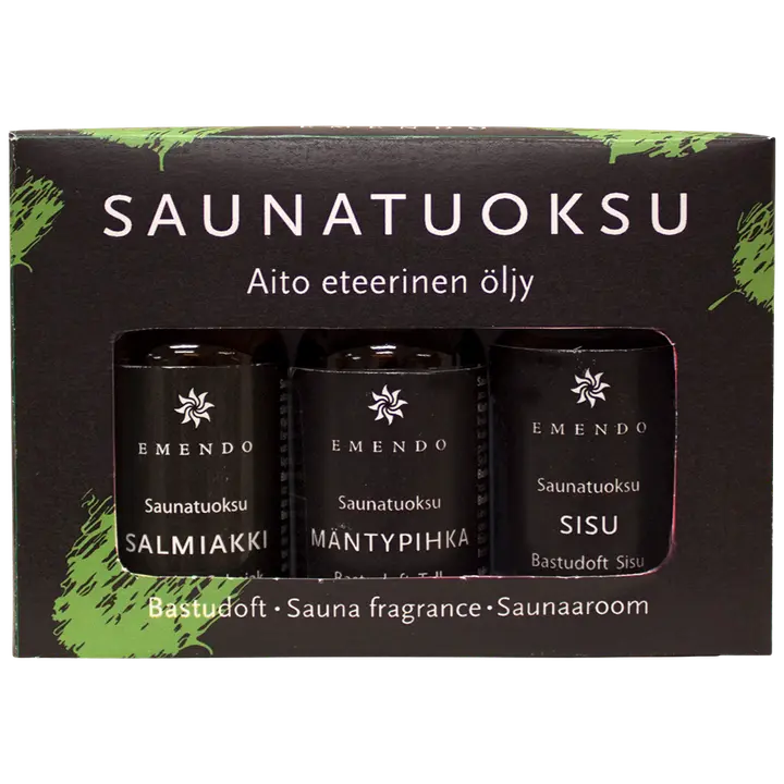 Emendo 3x10ml saunatuoksu musta