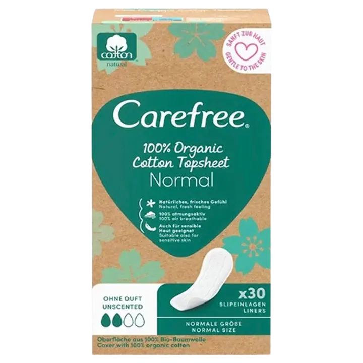 Carefree pesukaitse Organic Normal 30tk