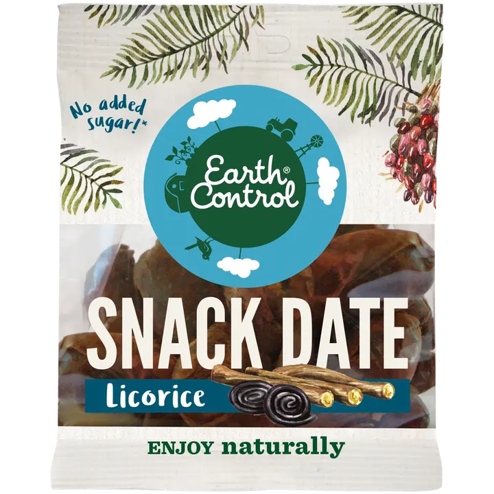 Earth Control Snacktaatelit lakritsi 150g