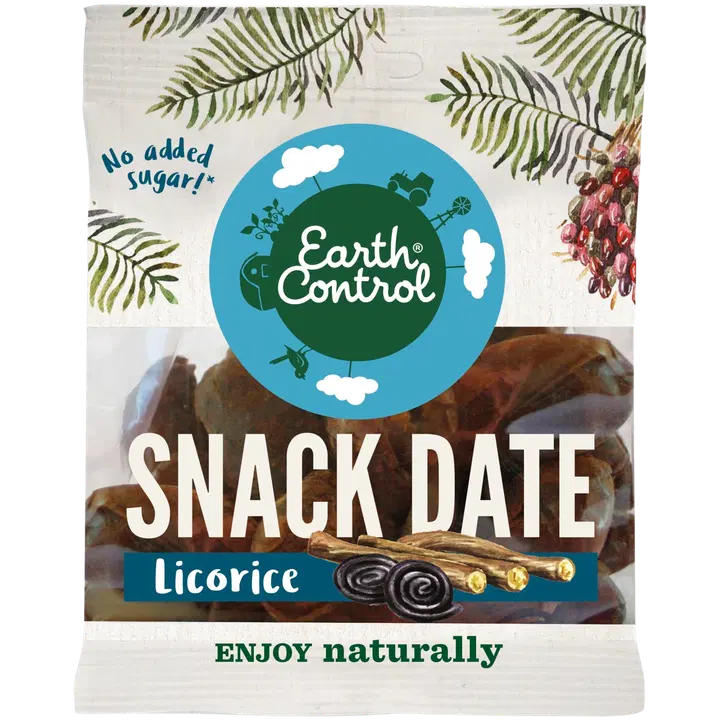 Earth Control Snacktaatelit lakritsi 150g