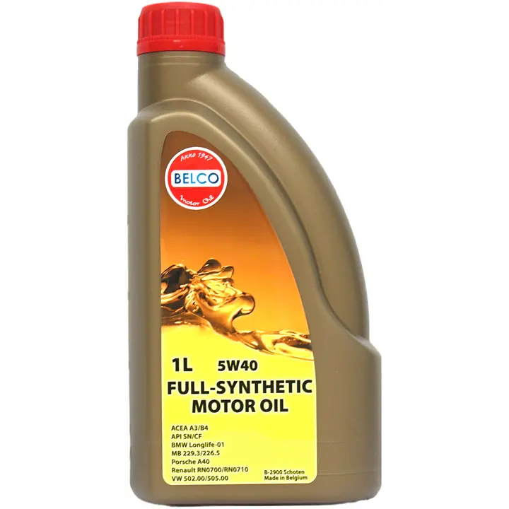 Mootoriõli 5W40 1 l täissünteetiline