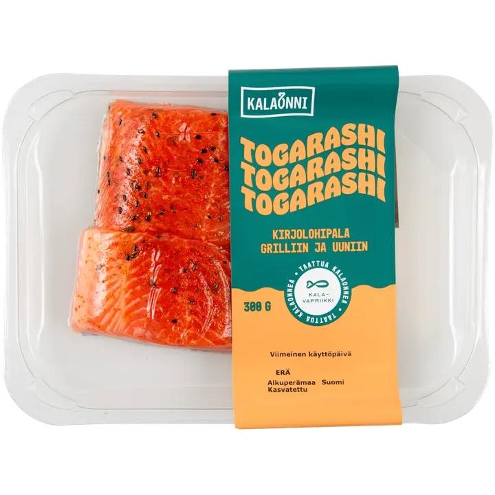 Kalaonni Togarashi kirjolohipala grilliin ja uuniin 300 g