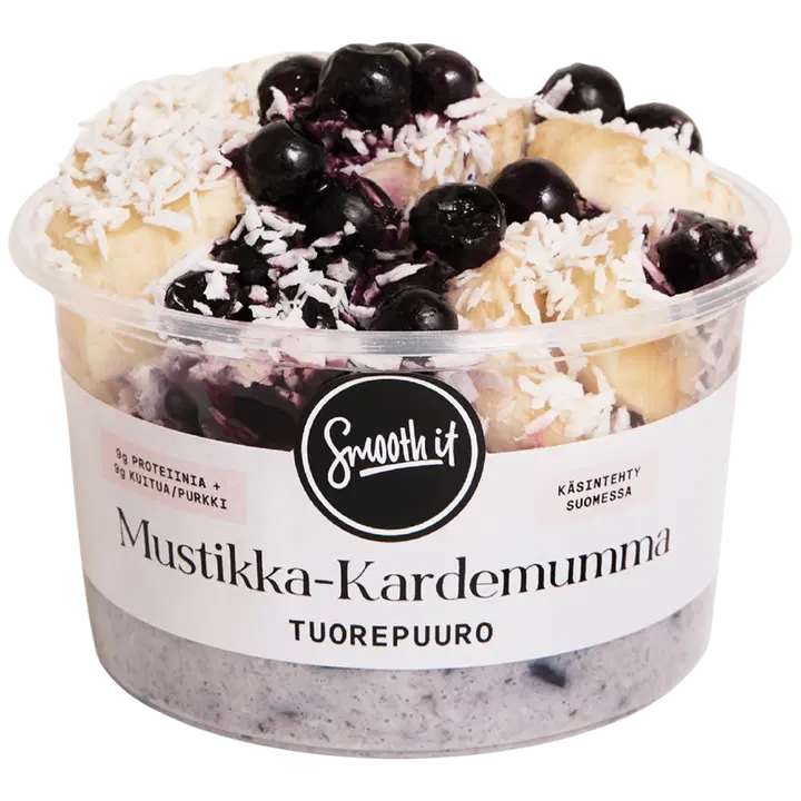 Smooth it Tuorepuuro Mustikka-Kardemumma 270g