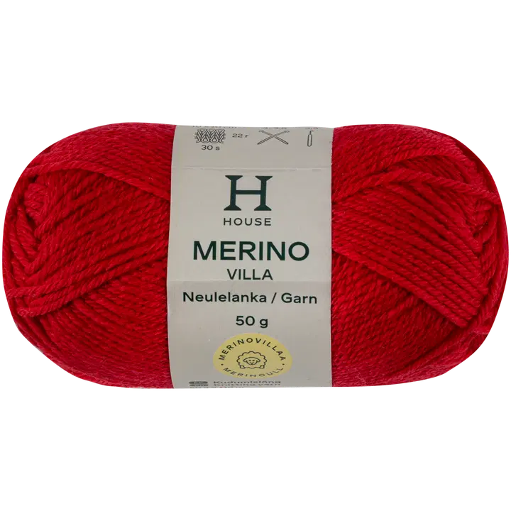 House lanka merinovilla 50g CNE-1833 flamingo red