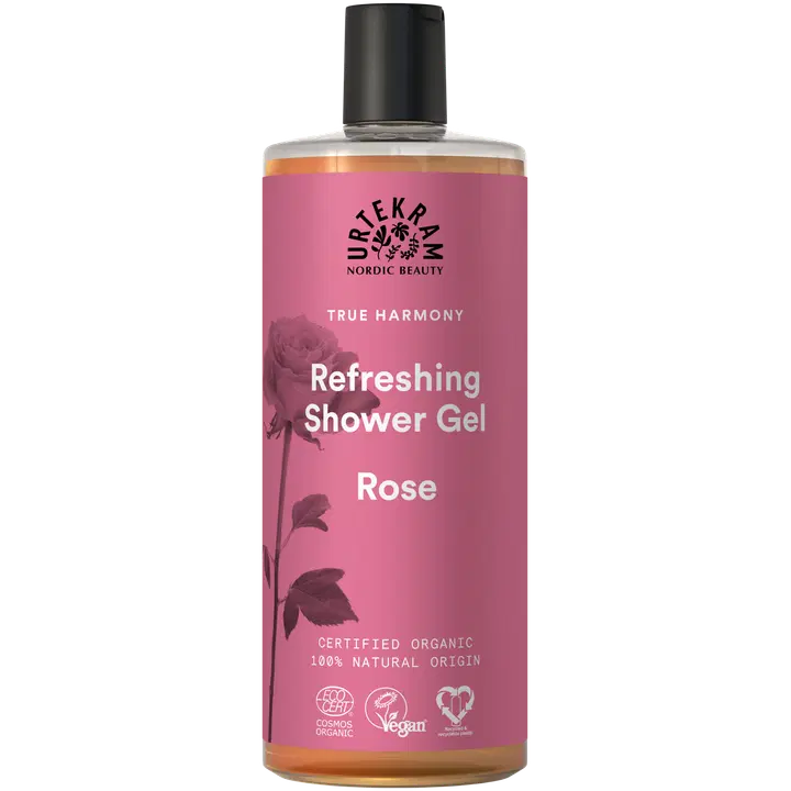 URTEKRAM Rose suihkusaippua 500ml