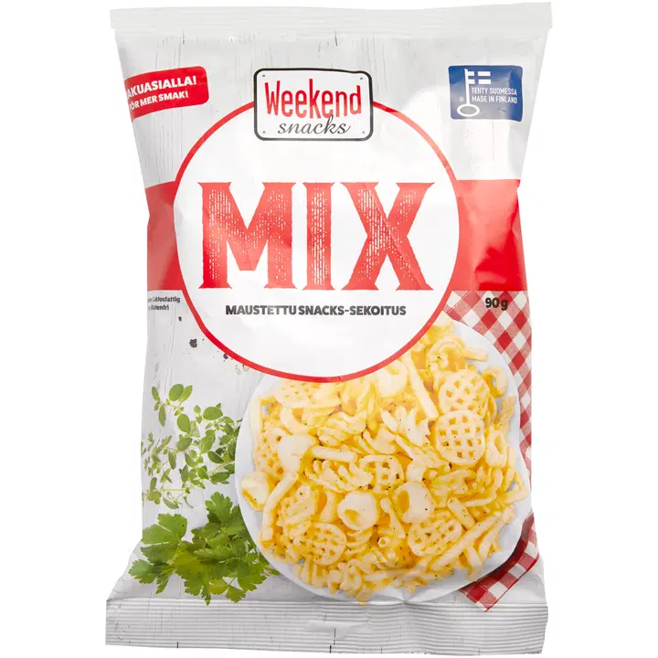 Weekend Snacks Maustettu snacks-sekoitus 90 g
