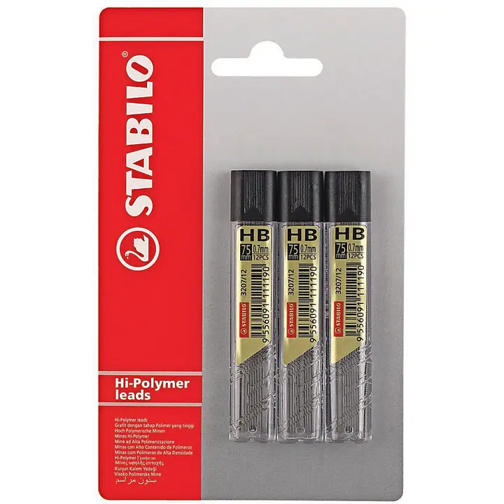 Stabilo irtolyijy 0,7mm 3 putkiloa/pakkaus