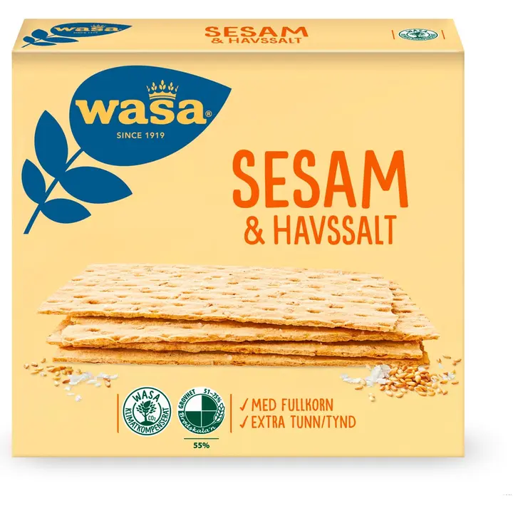 Wasa Seesami & Merisuola näkkileipä 190g