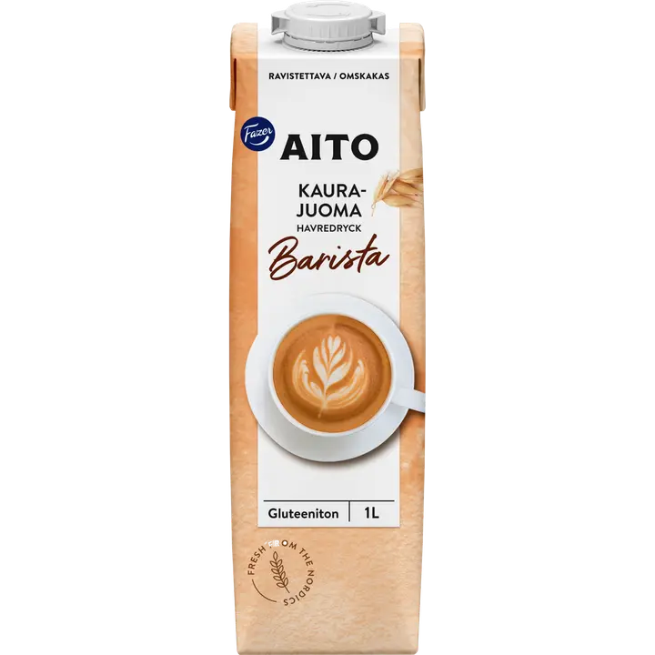 Fazer Aito Kaurajuoma Barista 1 L