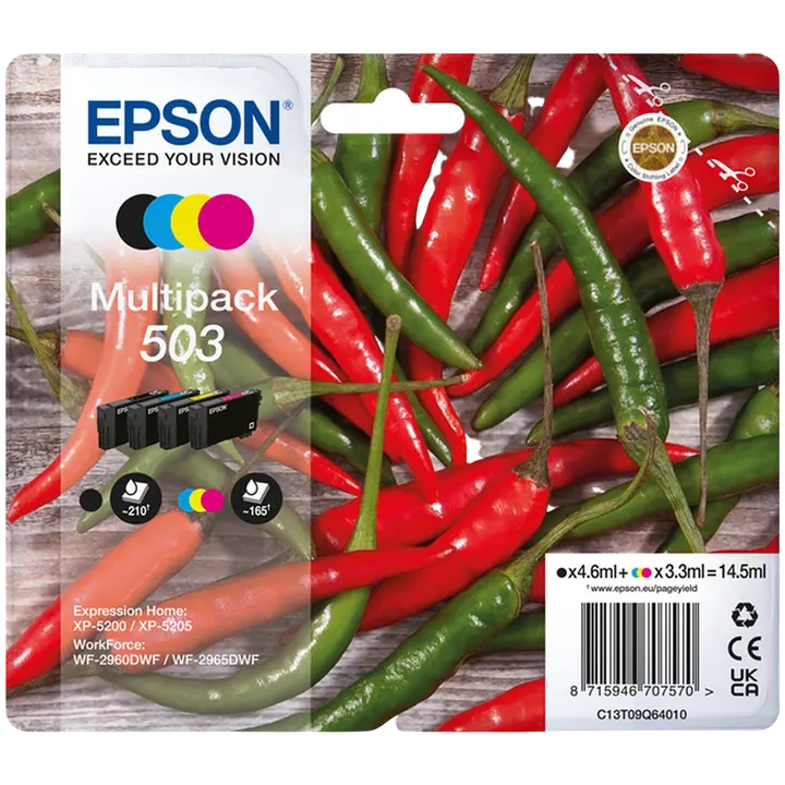Epson Mustepatruuna 503 multipack
