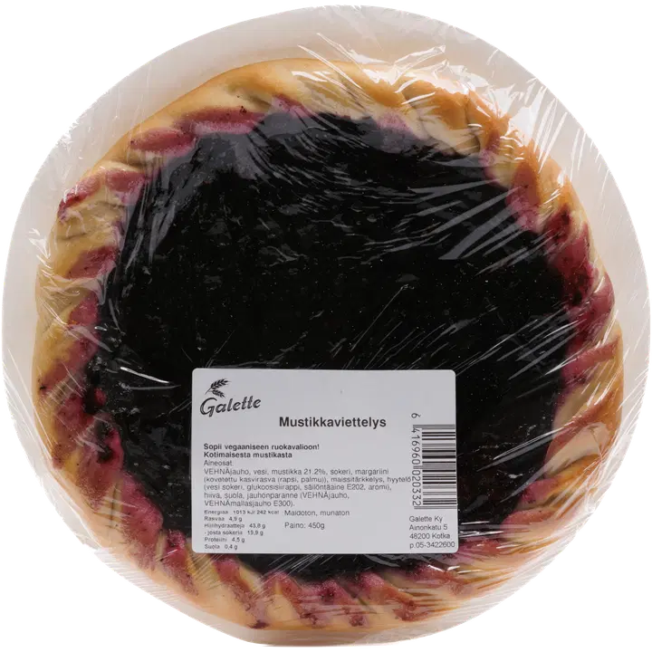 Galette Mustikkaviettelys 0,45kg