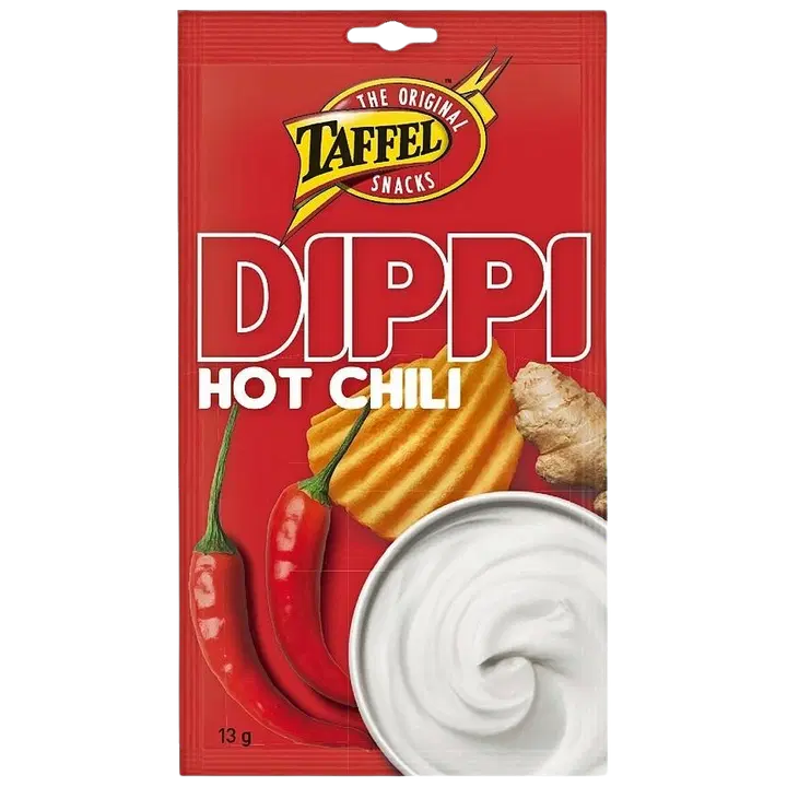 Taffel hot chili dipp 13g