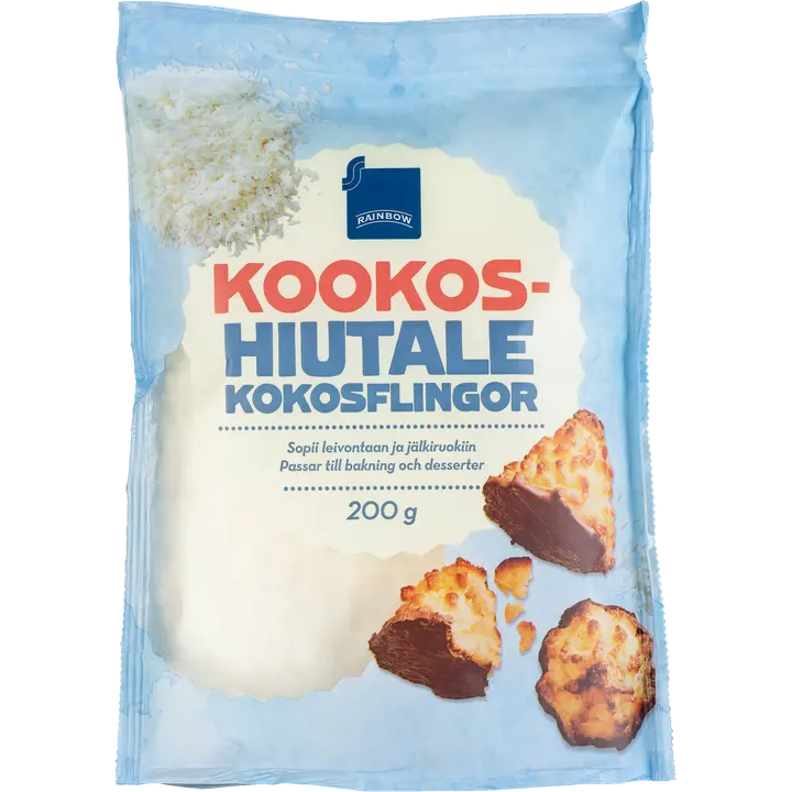 Rainbow 200g kookoshiutale