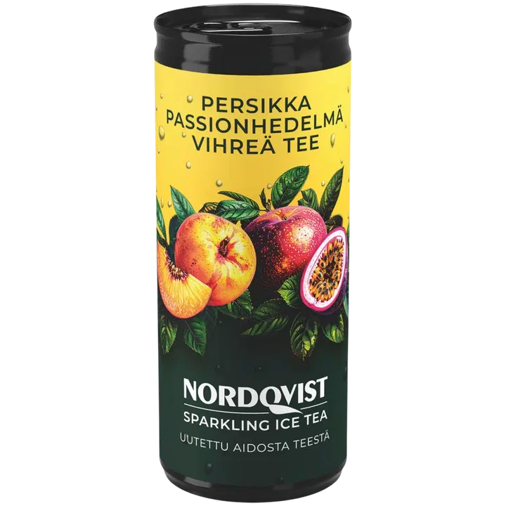 Nordqvist Jäätee Persikka-passion vihreä tee 330 ml