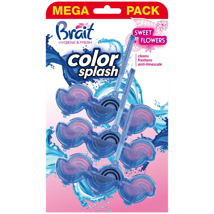 Wc-seep Brait Color Splash sweet flowers 3x45g