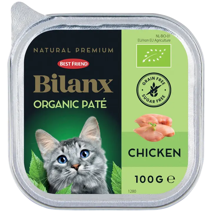 Best Friend Bilanx Luomu kanapatee kissoille 100g