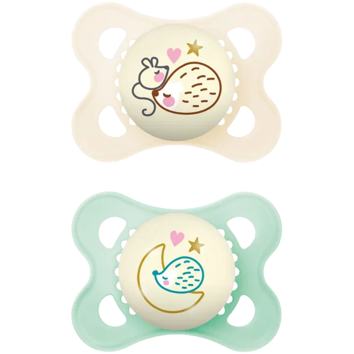 MAM Helendav silikoonist öölutt 0-6k 2tk neutral