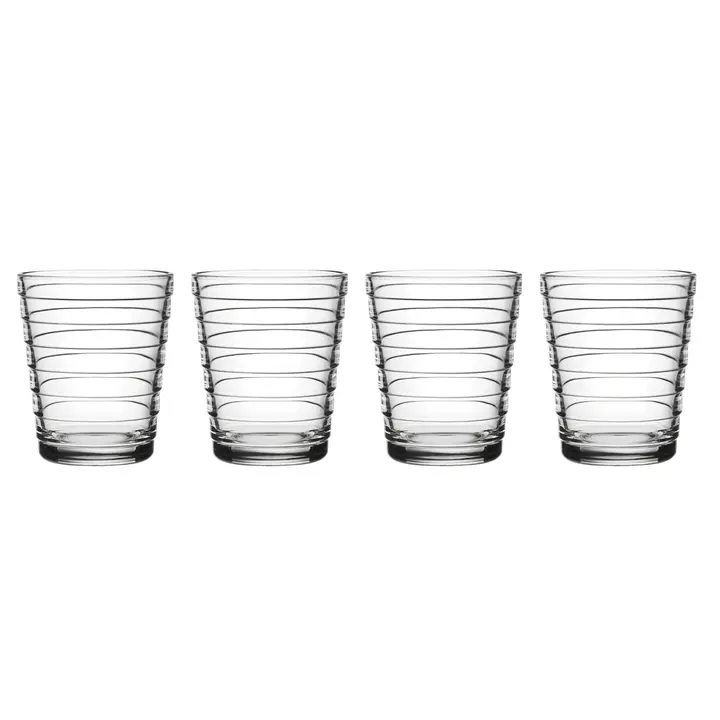Iittala Aino Aalto juomalasi 22cl kirkas 4 kpl