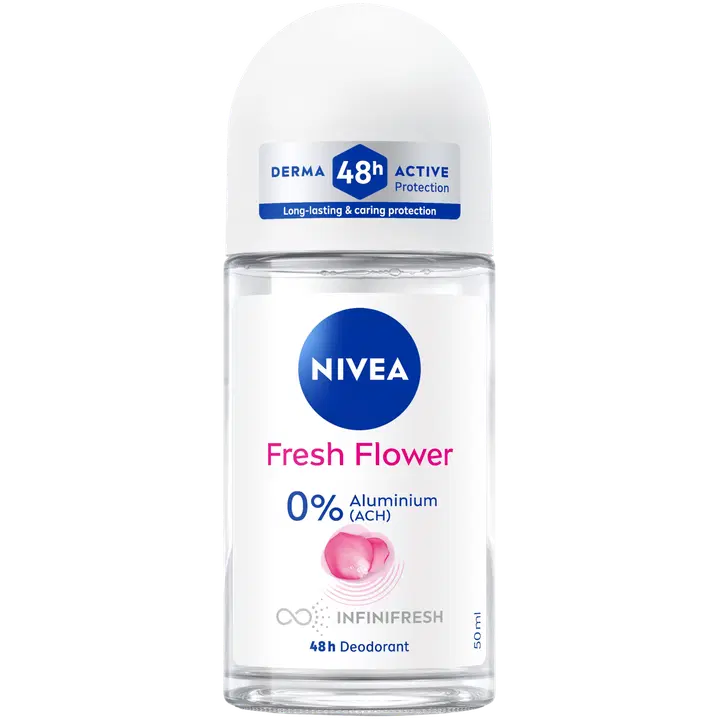NIVEA 50ml Fresh Flower Deo Alufree Roll-on -deodorantti