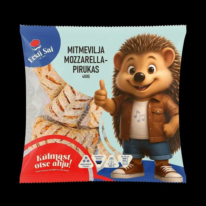 Eesti Sai Mitmevilja Mozzarellapirukas 480 g