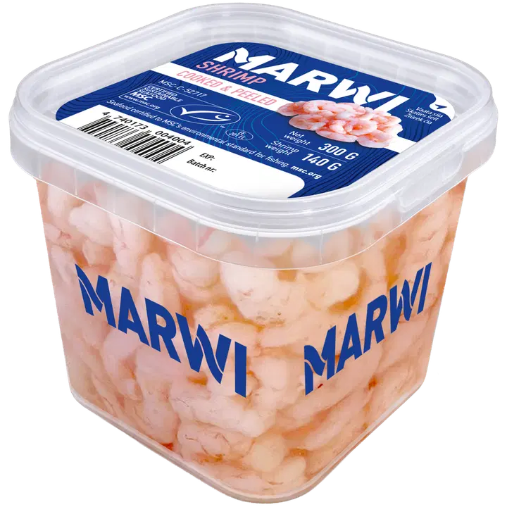Marwi kooritud krevetid soolvees 300g