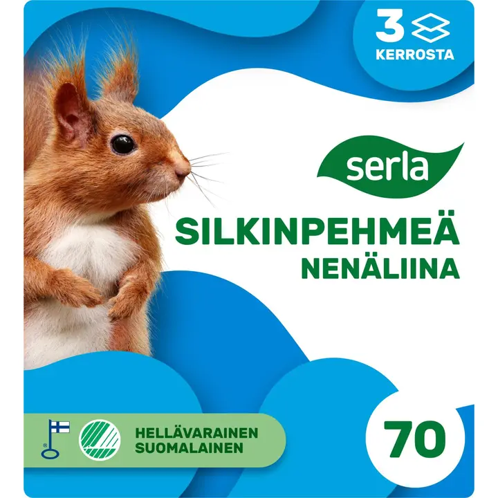 Serla Silkinpehmeä nenäliina 70kpl