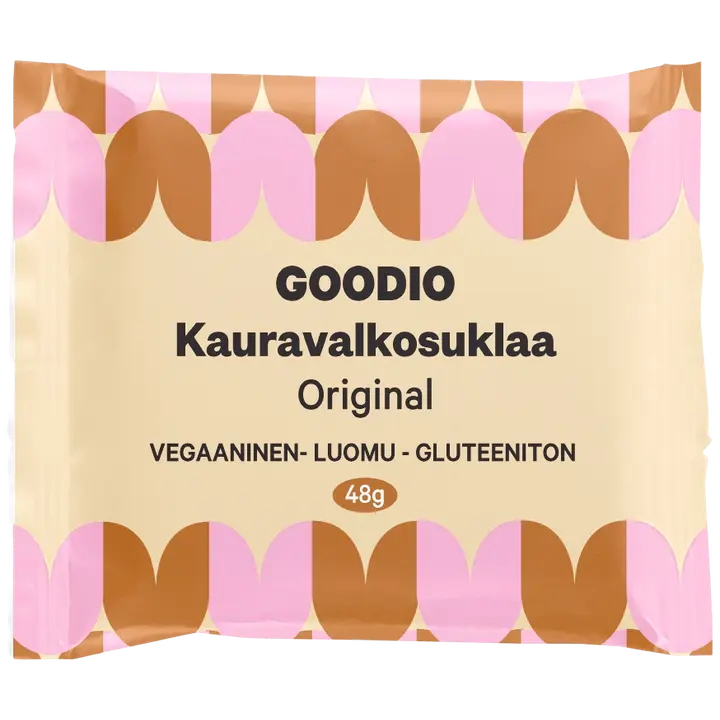 Goodio Kauravalkosuklaa Original luomu 48g