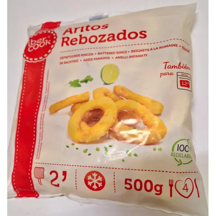 Äyriäistukku paneeritud kalmaarirõngad, 500 g