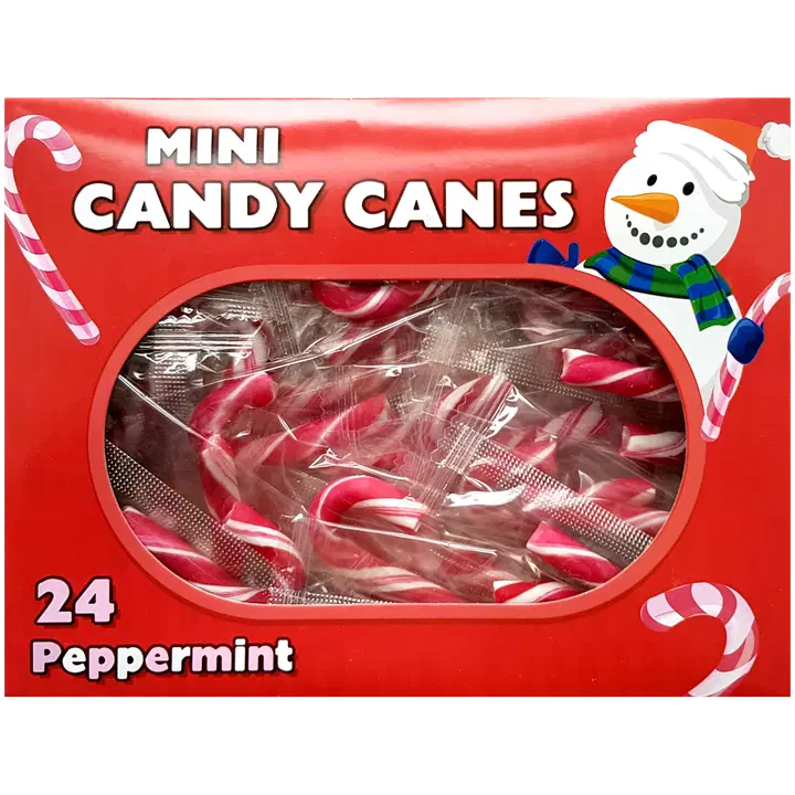 Prescott Prix Mini Candy canes karkkikepit 24kpl 96g