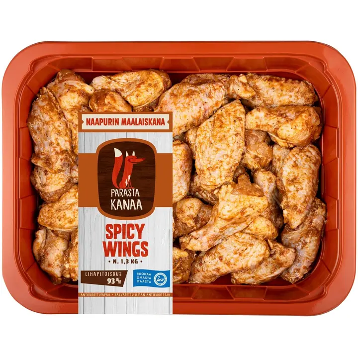 Naapurin Maalaiskanan spicy wings n. 1,3kg