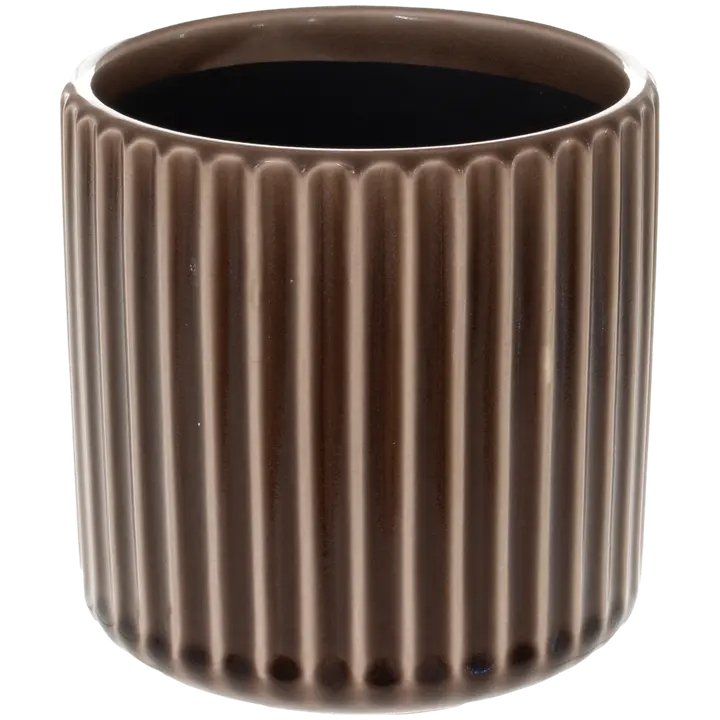 Lillepott 13,5 cm pruun