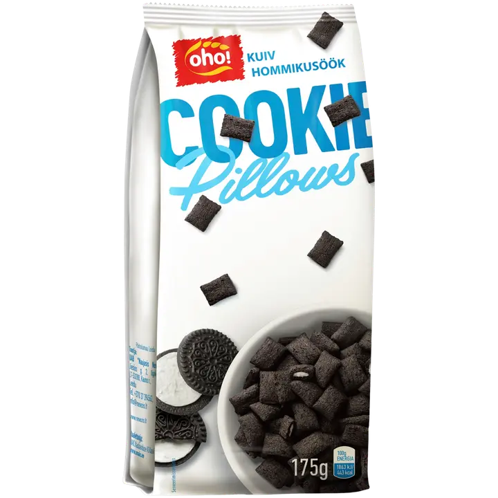 Oho kuiv hommikusöök cookie pillows 175g