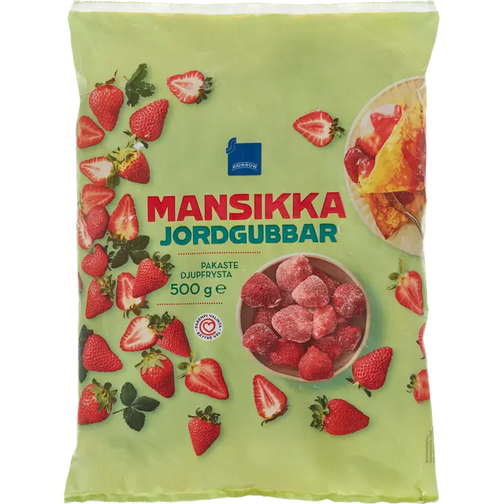 Rainbow 500g mansikka, pakaste